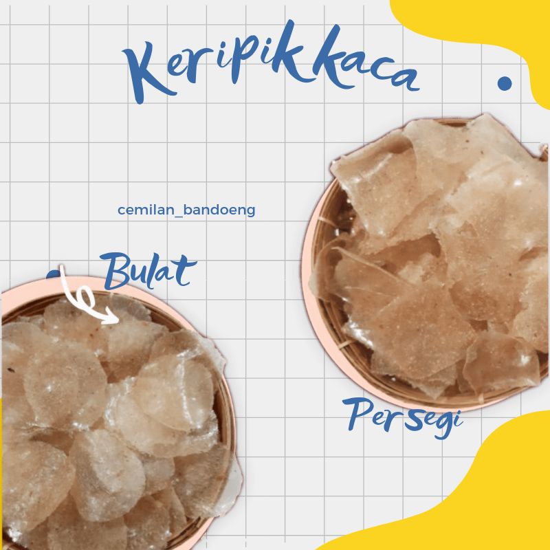 keripik kaca mentah 250gr