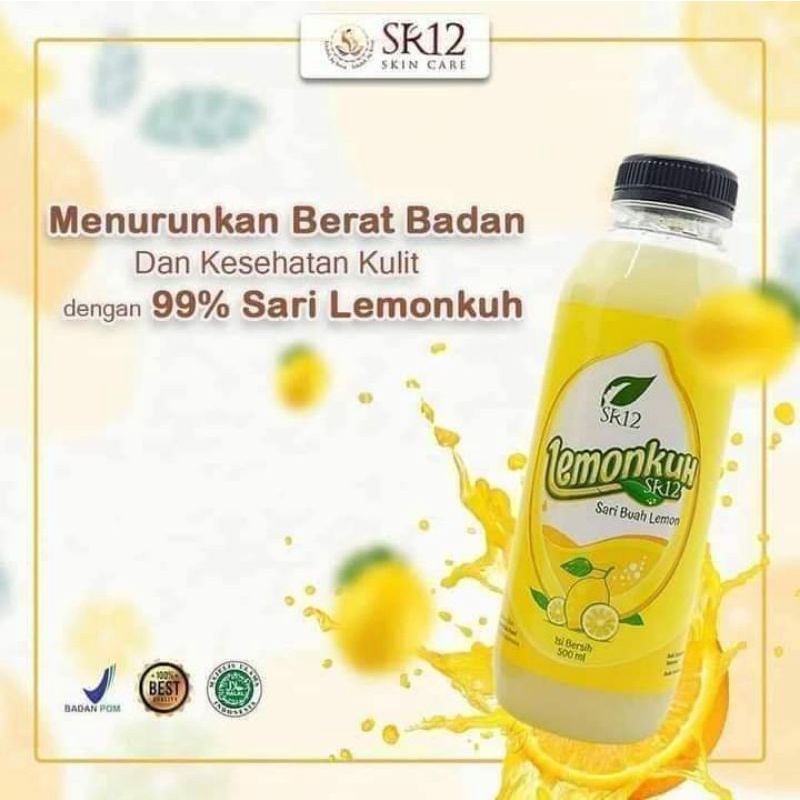 

SR12 Lemonku sari lemon murni 99,96% memperlancar BAB