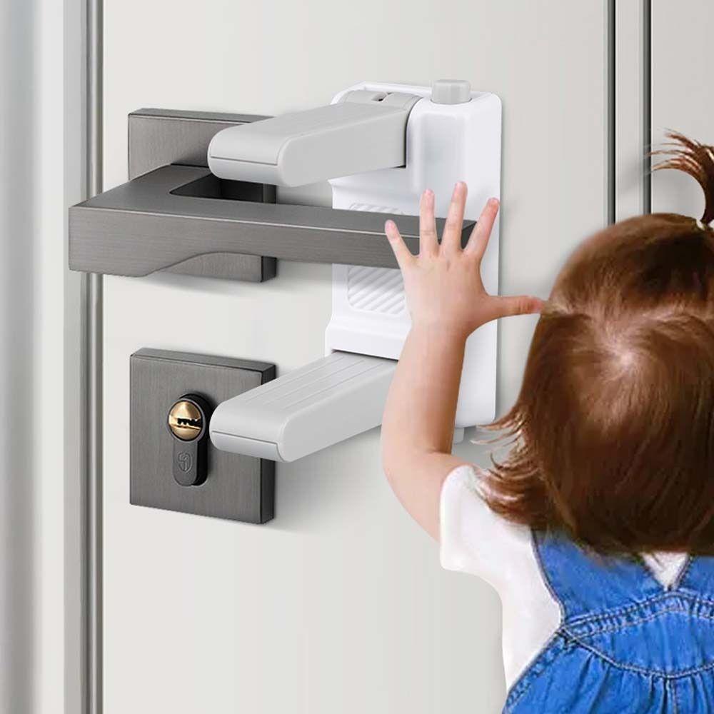 Needway   Kunci Pengaman Bayi Berguna Anak Bukti Kunci Pintu Rotasi Bukti Multi-Fungsi Kunci Pengaman Rumah Anti-Pencurian Gesper Security Lock