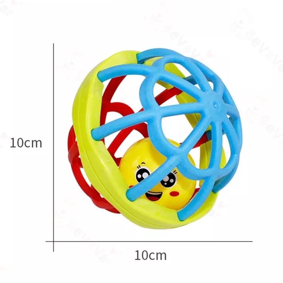 ZBH Mainan Kerincingan Rattle Genggam Bola Bayi teether rattle stick Rattle Toy Single mainan gigitan bayi BPA FREE