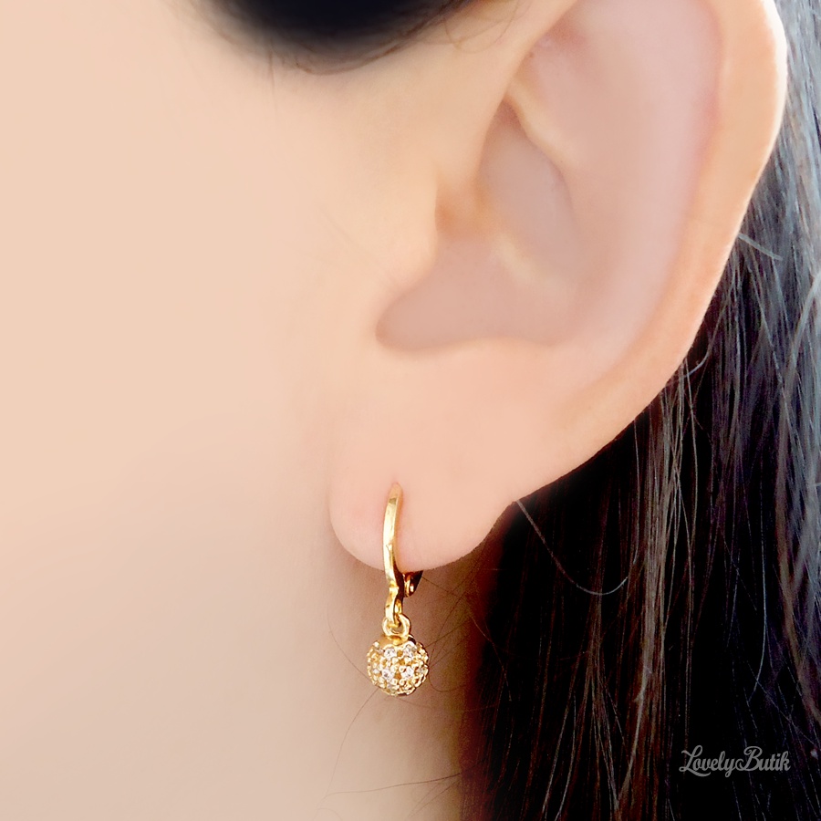 Anting Clip Xuping Anak Dewasa Lapis Emas 24K Nady4 Perhiasan Fashion Wanita Anting Korean Style Lovelybutik