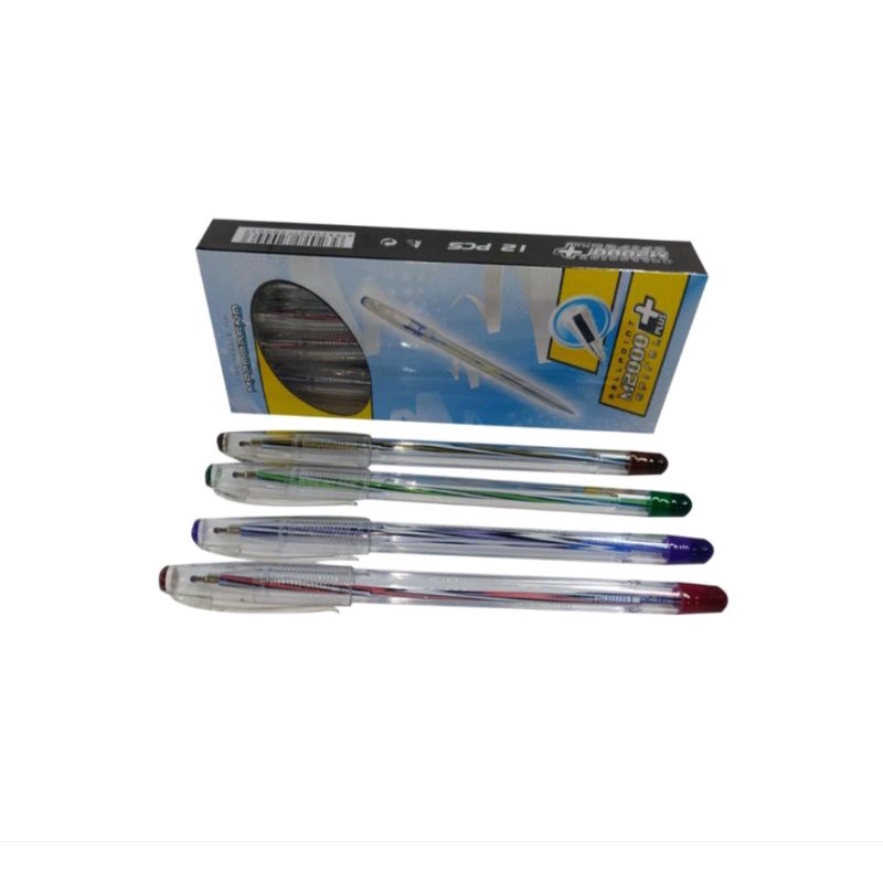 

BOLPOINT/PULPEN/PEN/ALAT TULIS TINTA HITAM SPIRAL M2000