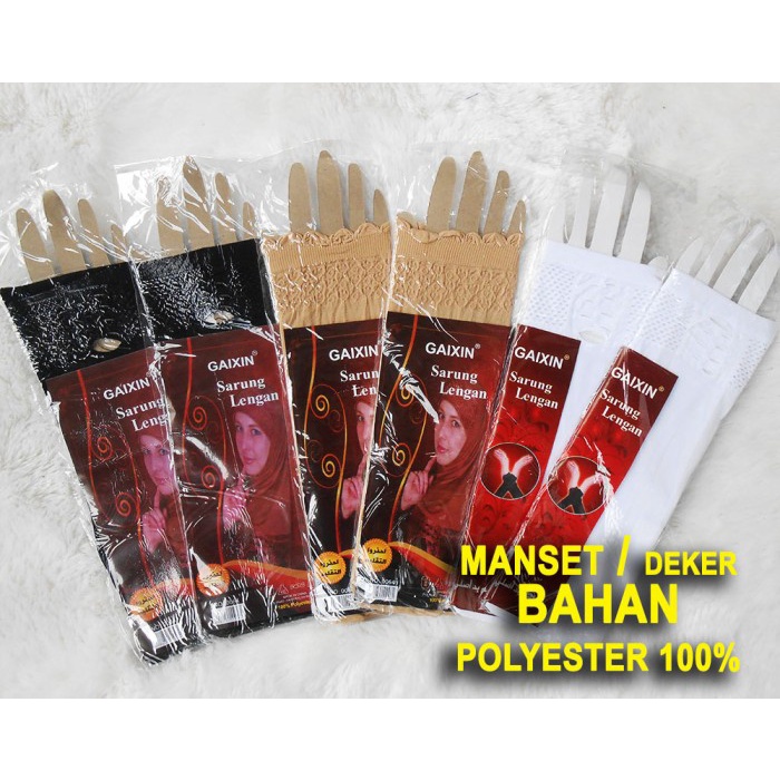 Manset Tangan Hijab Wanita Muslimah - Manset Deker Tangan Perempuan