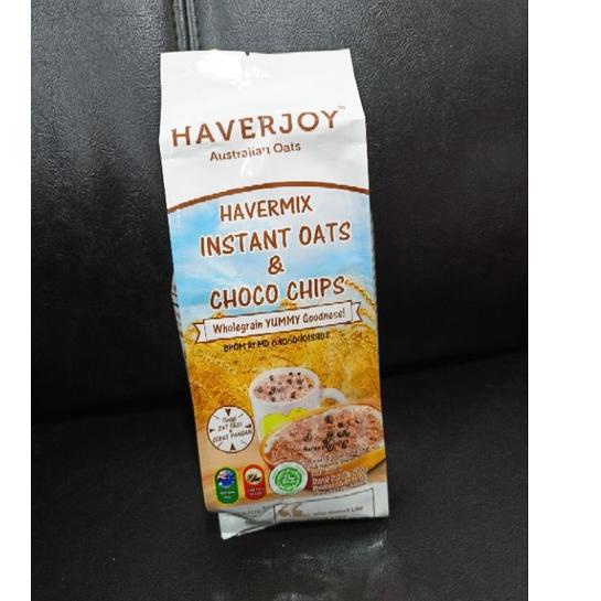 

Pasti Update haverjoy havermout instant oats & choco chips 500 gr/makanan kesehatan~