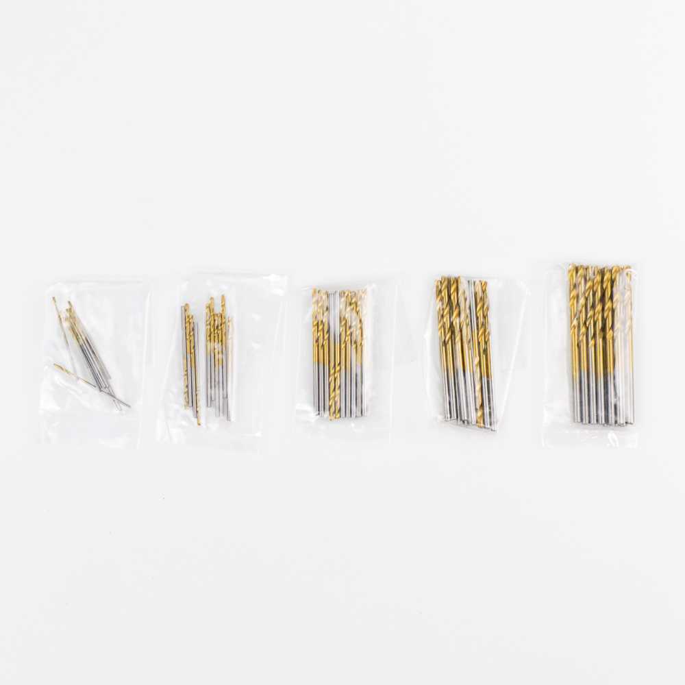 Mata Bor Besi Beton Kayu Set 50 Pcs Power Drill Bits Titanium Coated