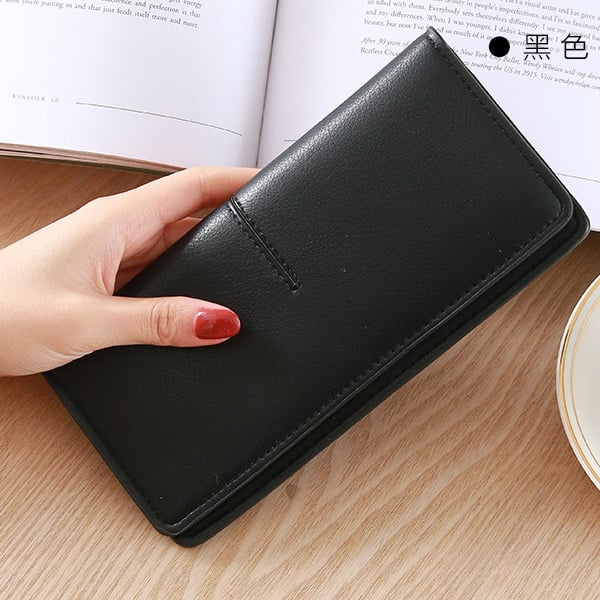 w-201 FASHION WANITA DOMPET Panjang LIPAT KULIT KOREA BAELLERRY