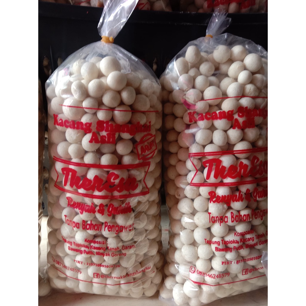

Kacang Shanghai Thereesa Ukuran Toples 3,2 Liter (toples hanya ukuran)