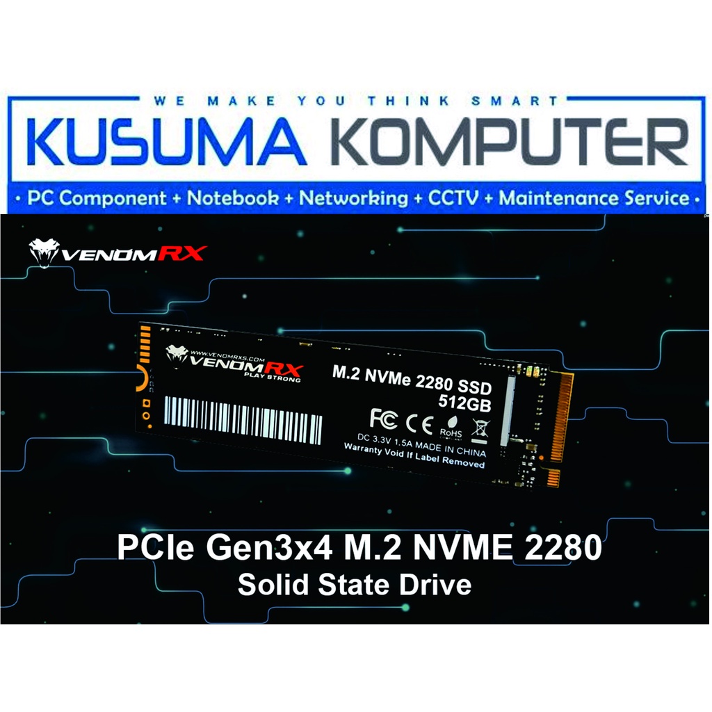 SSD VenomRX M.2 NVME 512GB VRX SUPER 2280