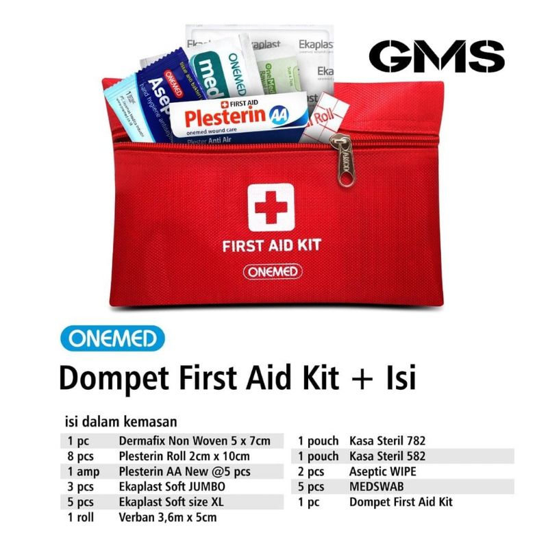 Dompet P3K Onemed / First Aid Kit / Kotak P3K Onemed