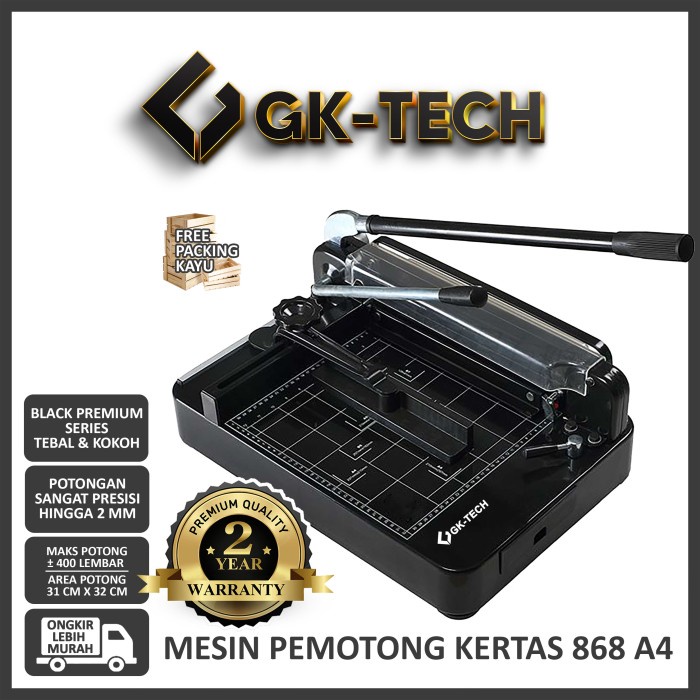 

Art Mesin Thick Layer Paper Cutter A3 868 - Mesin Pemotong Kertas 1 Rim