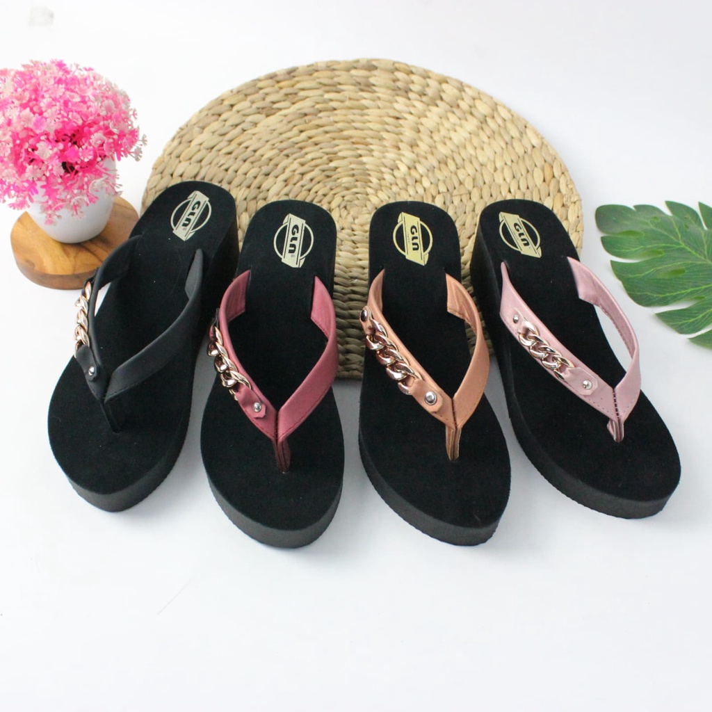 sendal wanita kekinian sandal wanita terbaru wedges terbaru 2023