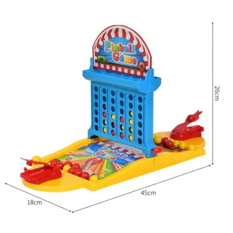 MAINAN EDUKASI PINBALL GAME PLAY SET / PINBALL BOARD GAME