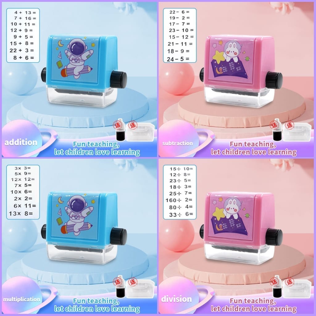 familygames STEMPEL MATEMATIKA alat perkalian math stamp alat soal matematika pintar matematika soal matematika digital S034