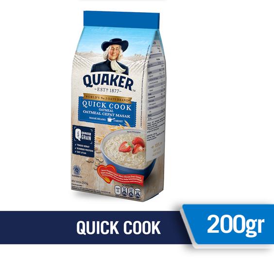 

ㅼ Quaker Instant Oatmeal 200 gr + Quaker Quick Cooking Oatmeal 200 gr ↶