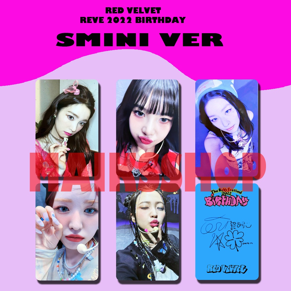 Red Velvet Reve Festival Birthday Photocard Kpop