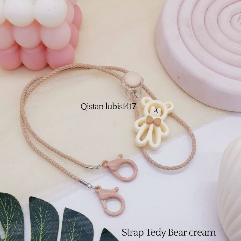 Strap Masker|Conector Masker|Bros Daisy|Gantungan hp Tedy Bear
