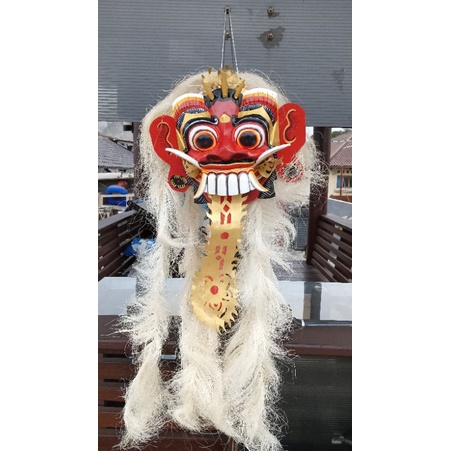 Topeng Leak Bali Bahan Kayu