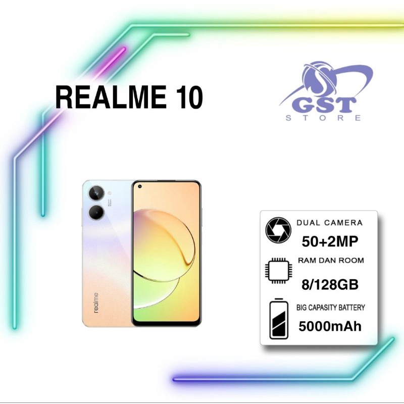 Hp Realme 10 RAM 8 Internal 128, GARANSI RESMI