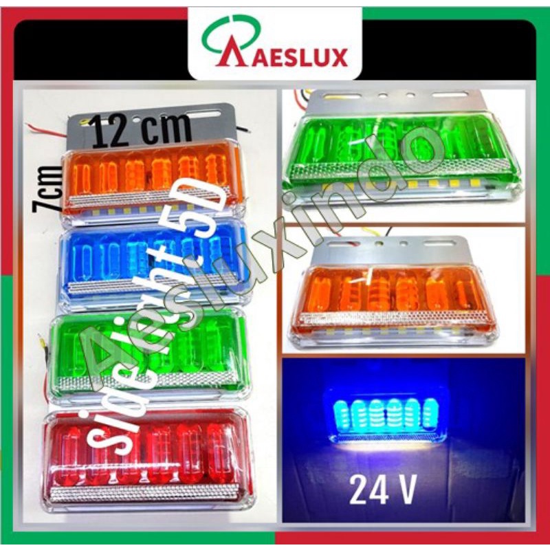 Side Light Led Samping Truk 6D Variasi Truk