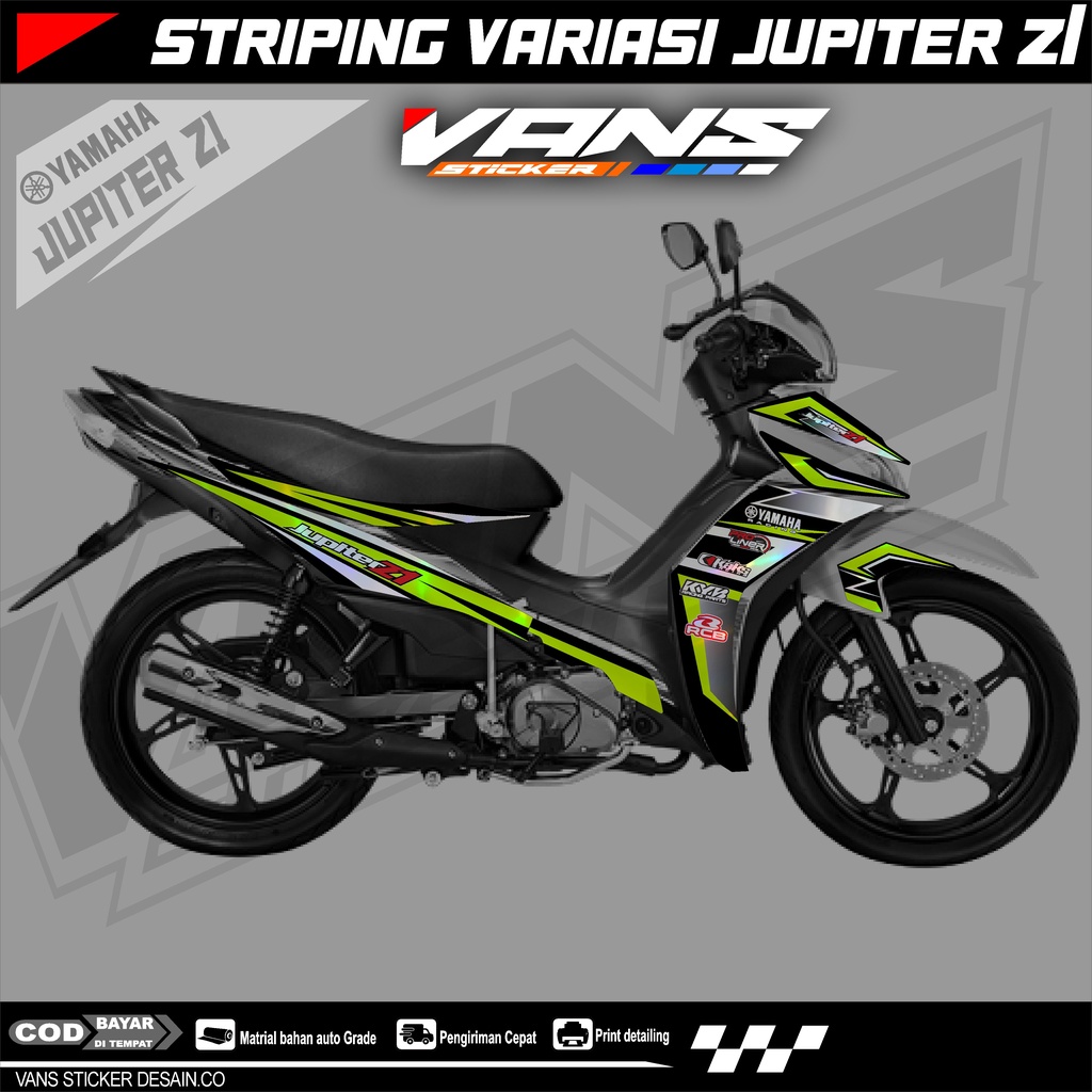 Striping motor Jupiter Z1 - Sticker Variasi Lis Motor Jupiter Z1 Motif Racing