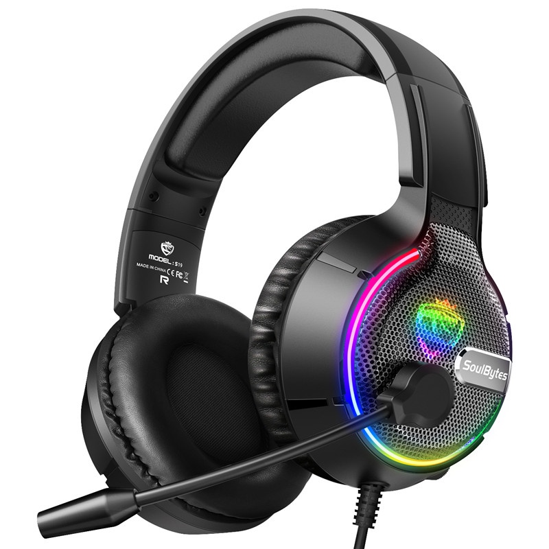 Sicibel S19 Headset Gaming Noise Canceling Dengan Mic Untuk Nintendo Switch / PS4 / Xbox One