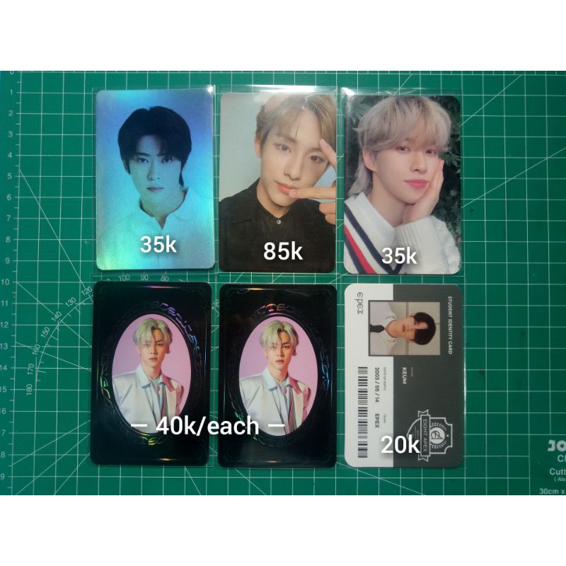 [BACA DESKRIPSI] OFFICIAL PHOTOCARD NCT EPEX jaehyun winwin kun a-min keum bene aladin sg22 irregula
