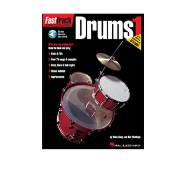 Fast track Drum 1 atau 2 Fast Track Drums 1 or 2 Blake Neely buku drum import