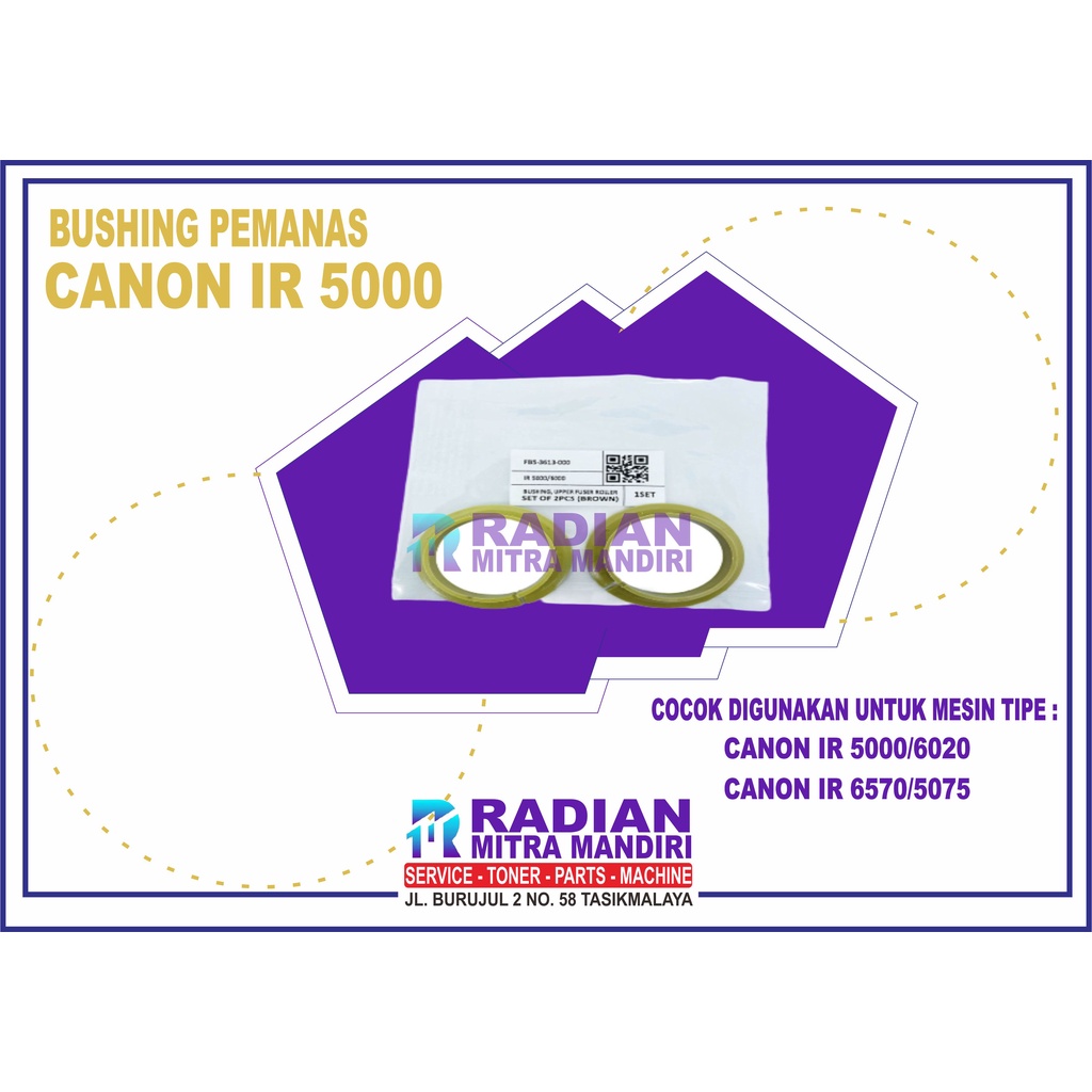 BUSHING UPPER IMPOR MESIN FOTOCOPY CANON IR5000 IR6000 IR5020 IR6020