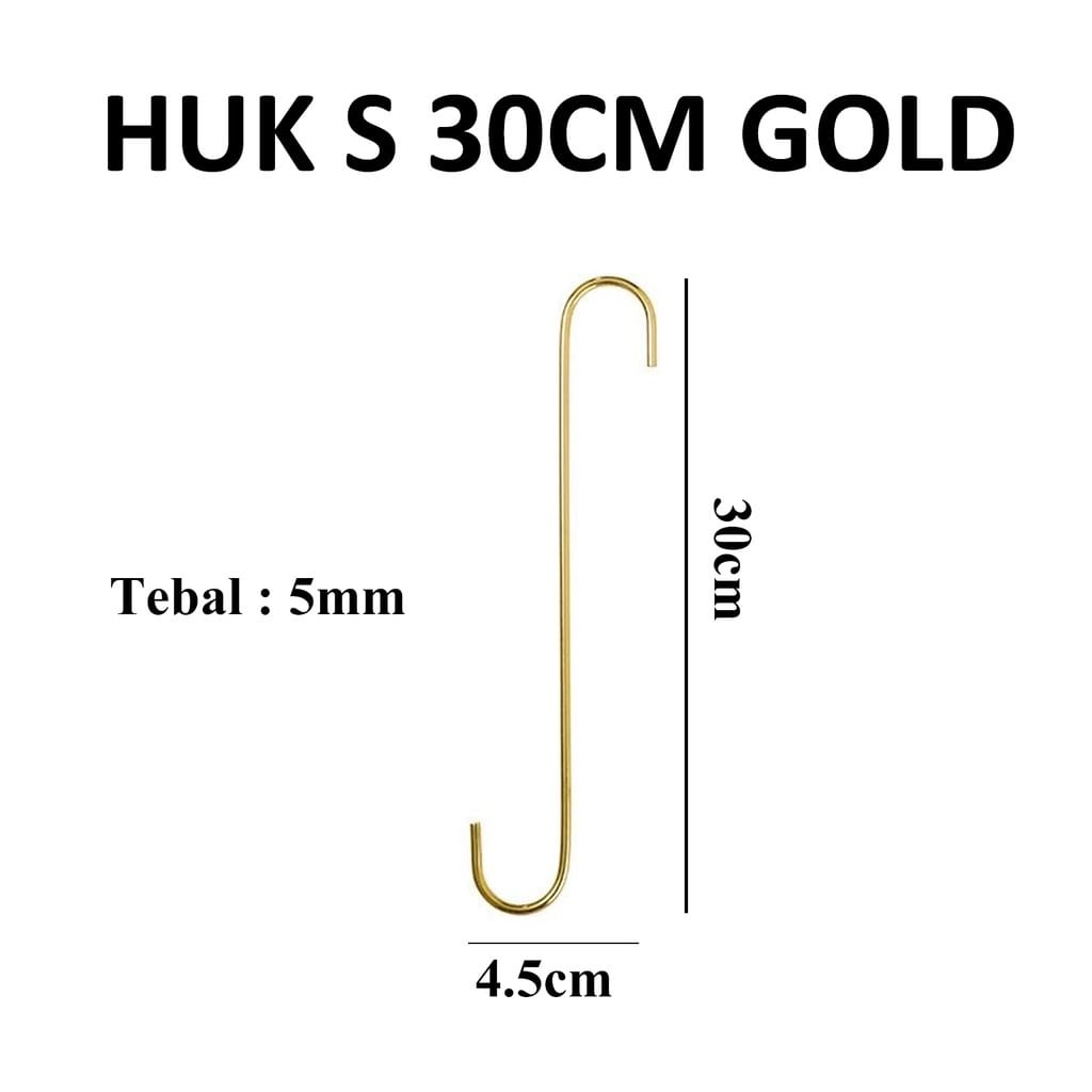 Hook Cantolan S Stainless Steel Ukuran 30cm - harga/pc