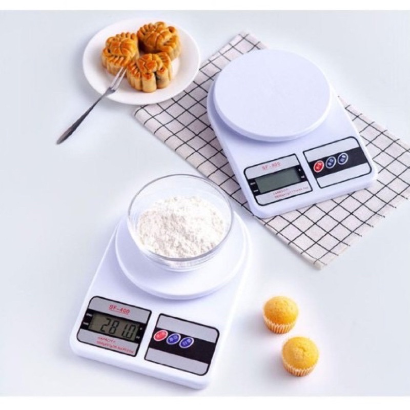 Timbangan Dapur Digital SF400 10Kg FREE BATERAI Kitchen Scale SF 400 Kapasitas Kue Tepung Bahan LCD