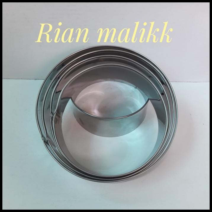 

Alat Pemotong Kue / Ring Cutter Bahan Stainless Steel 0,5Mm