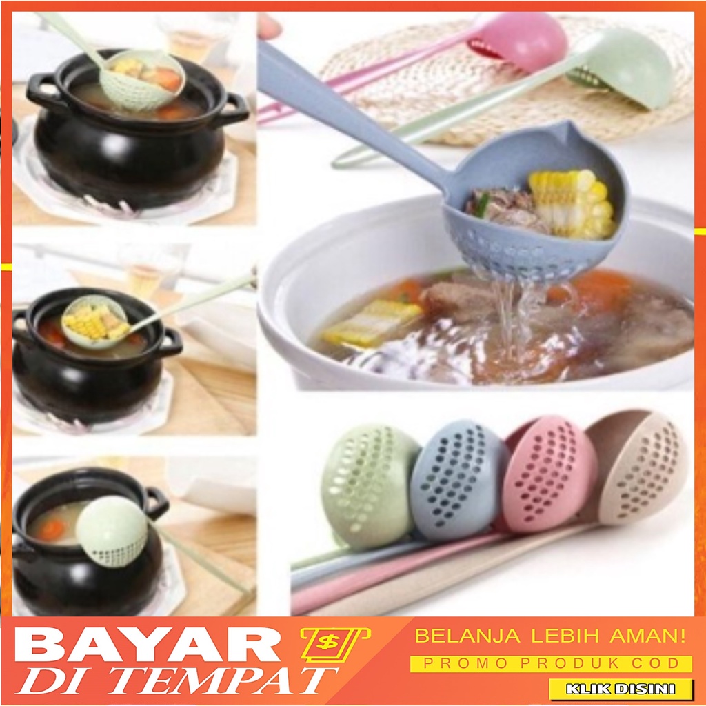 Centong Soup/Sendok Kuah &amp; Tirisan 2in1