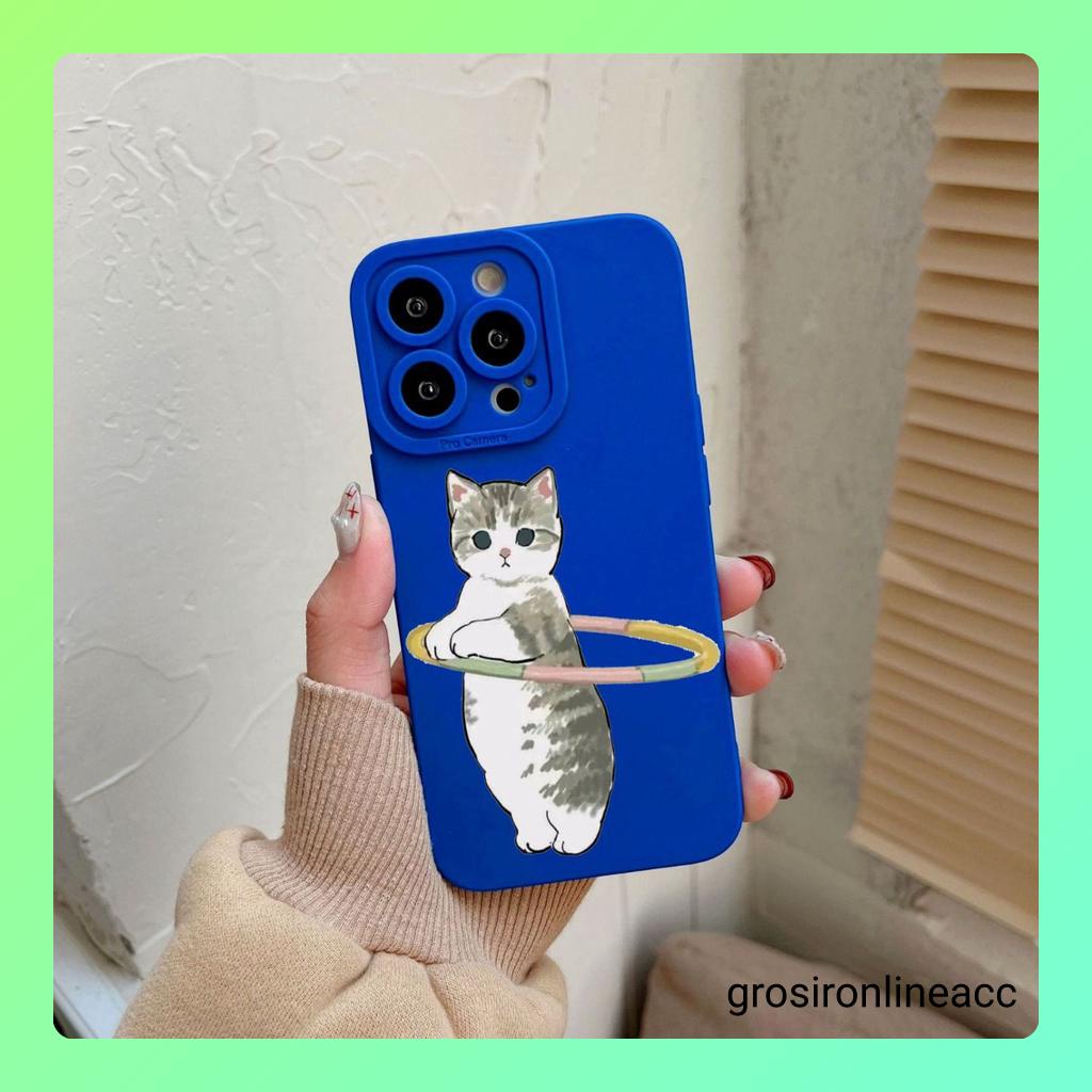 Case Casing Mata Kucing CC32 Cat Lucu for Oppo Realme 10 C1 C2 C3 C10 C11 C12 C15 C20 C20a C21 C21y C30 C31 C33 C35 U1 U2 2 5 5i 5s Narzo 20 30A 50a 50i