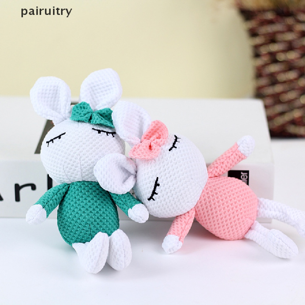 Prt Bunny Plush Doll Boneka Kelinci Mini Kawaii Boneka Kelinci Boneka Boneka Mainan Mewah Bayi Menenangkan Tidur Mainan Mewah Hadiah Untuk Ulang Tahun Anak PRT