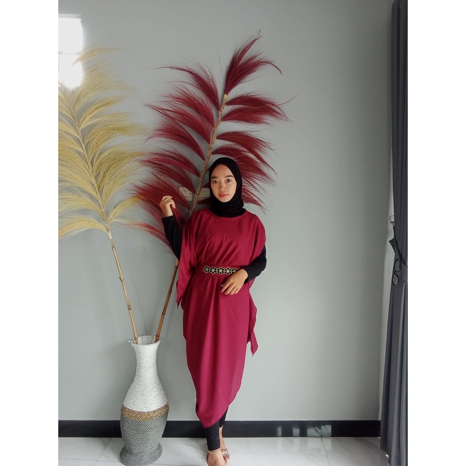 COD // OUTER KAFTAN SHABRINA TERBARU // OUTER KAFTAN MASAKINI // OUTER KAFTAN VIRAL-marun