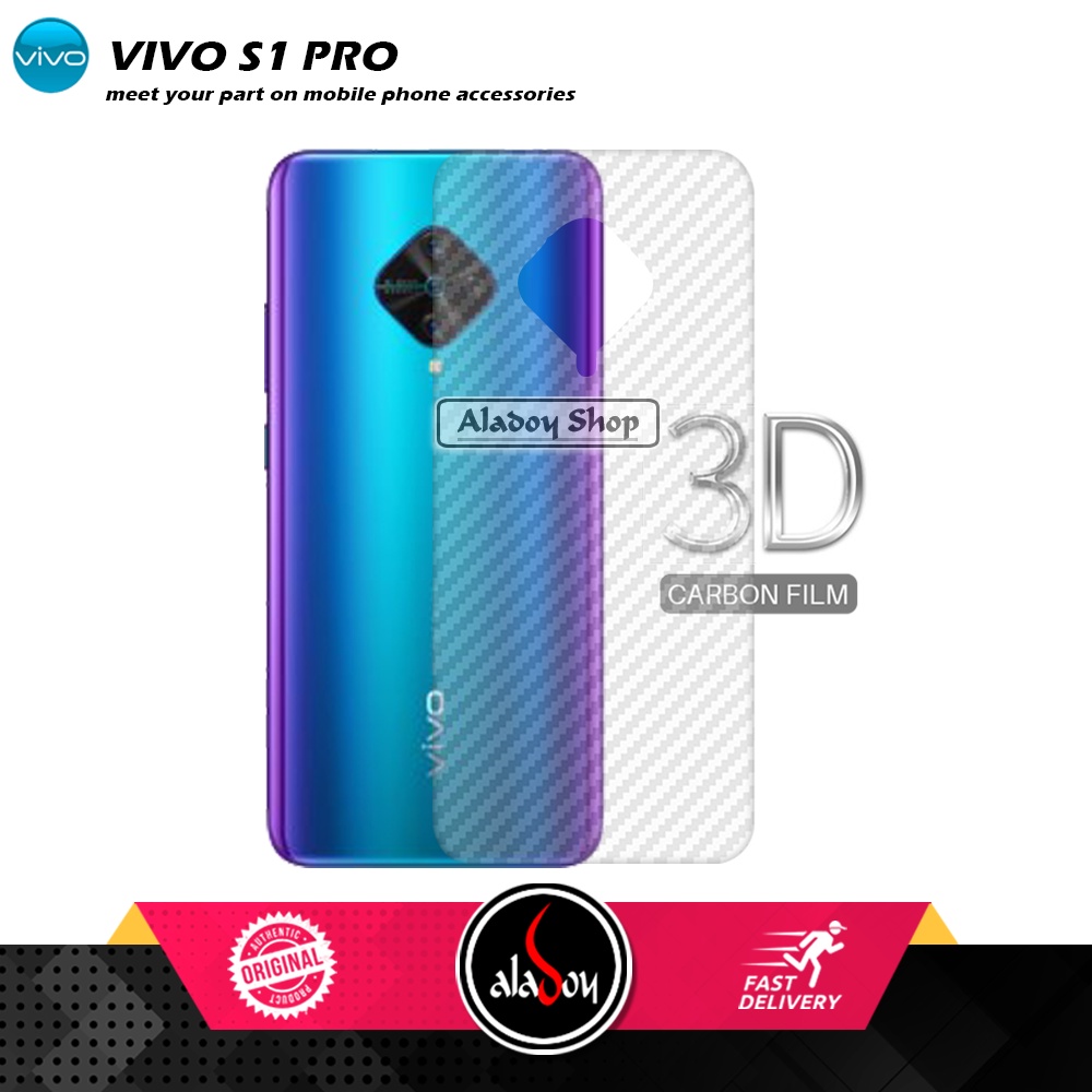 Paket 3IN1 Tempered Glass Layar Matte Anti Glare VIVO SI PRO Free Tempered Glass Camera dan Skin Carbon