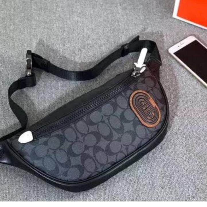 Paling Disukai.. Waistbag Coach impor include box - waist bag pria dan wanita KUALITAS GRADE A+