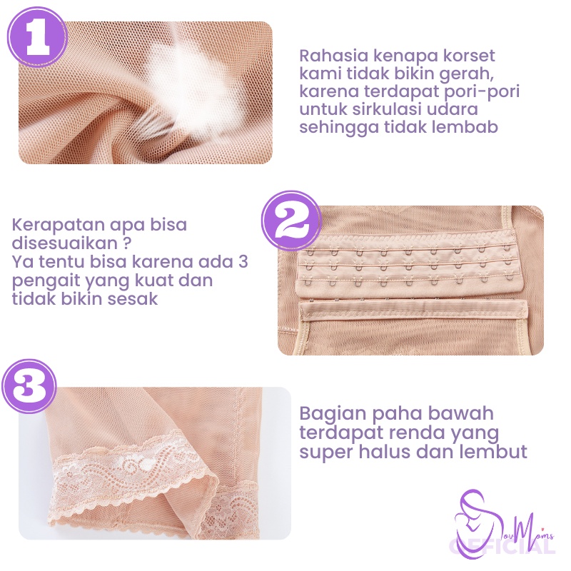 Celana Pelangsing  Elastis Korset Celana Hot Pants Celana Dalam Wanita Pembakar Lemak Pengecil Perut Buncit Underwear Slimming Pengecil Paha Pengangkat Bokong CELANA RENDA KANCING Import Premium Terbaru Terlaris