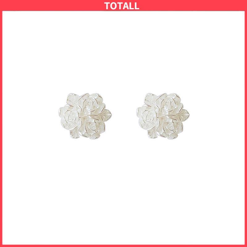 COD Anting-anting 925 Desain Sterling Silver Fashion Rose Anting-anting Premium Merasa Temperamen-Totall