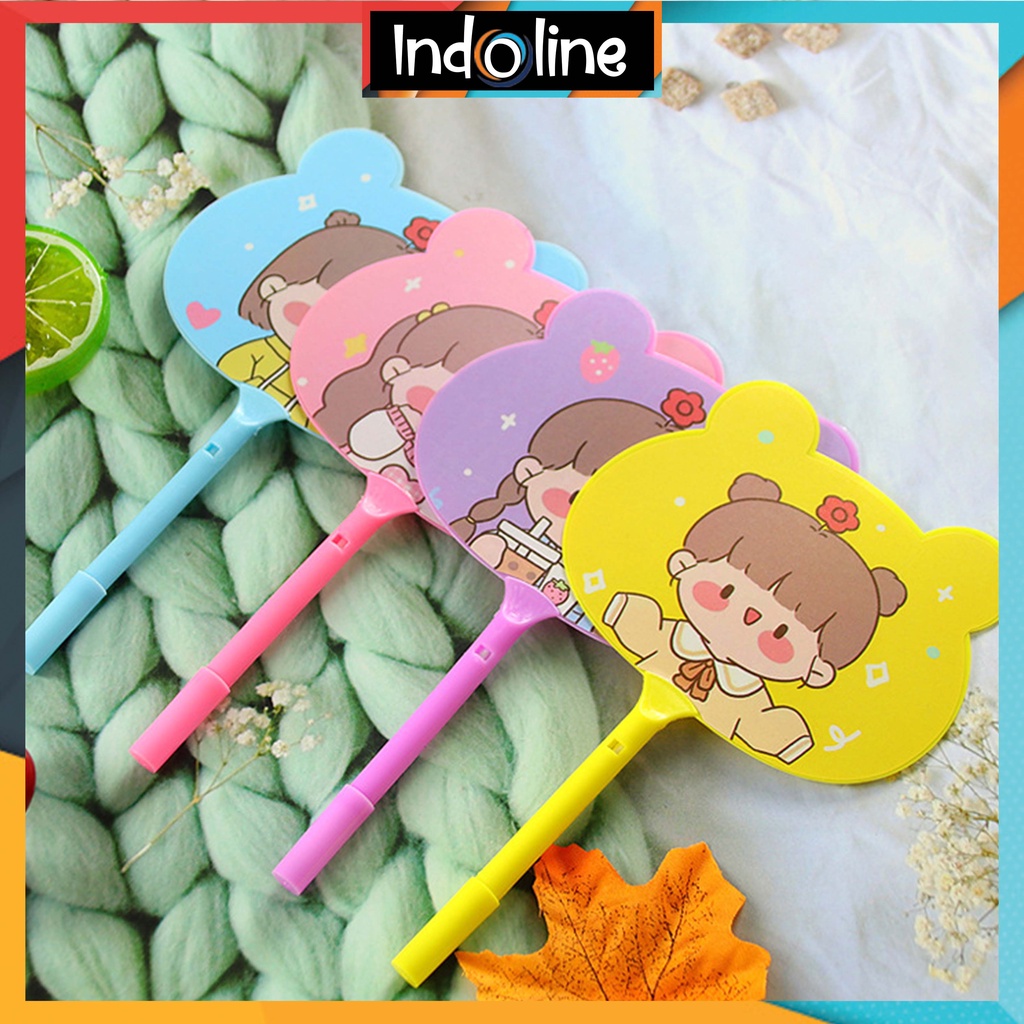 

✔️ Pulpen Kipas Karakter Pena Kipas Motif Boneka Souvenir Lucu Import COD