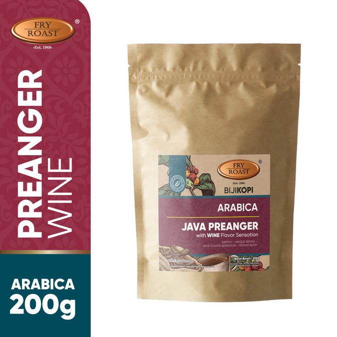 

[BISA COD] KOPI ARABICA JAVA PREANGER NATURAL WINE PROCESS 200 GR BIJI DAN BUBUK