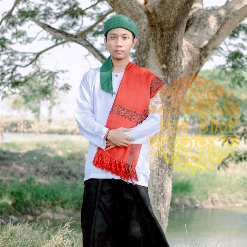 Kashmiri original shawl-sorban panjang merah-sorban woll-sorban import india-sorban habib