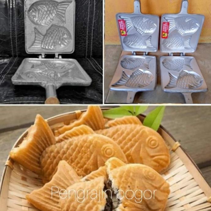 Cetakan kue wafel maker ikan Taiyaki