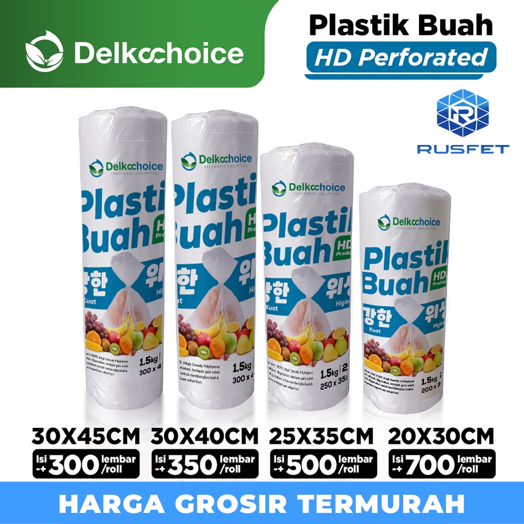 Jual PLASTIK HD BUAH SAYUR FOTOKOPI DELKOCHOICE ROLL TERMURAH FOTOCOPY Shopee Indonesia