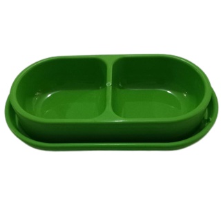TEMPAT MAKAN KUCING DOUBLE BULAT/KOTAK/OVAL