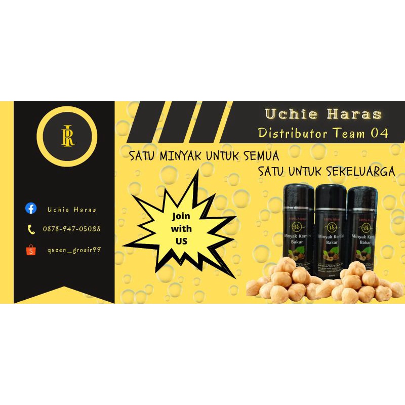 MINYAK KEMIRI BAKAR BY IR (BISA COD)