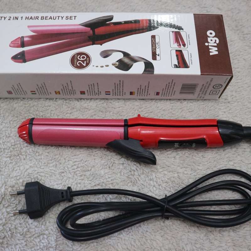 Catok rambut Wigo mini 2 in 1 W810 Odais 2in1 2 in 1 curly straight lurus keriting