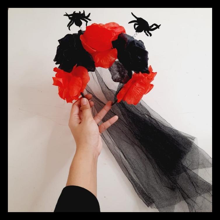 

BANDO HANTU AKSESORIES RAMBUT HALLOWEEN COSPLAY KOSTUM KUNTILANAK BARU