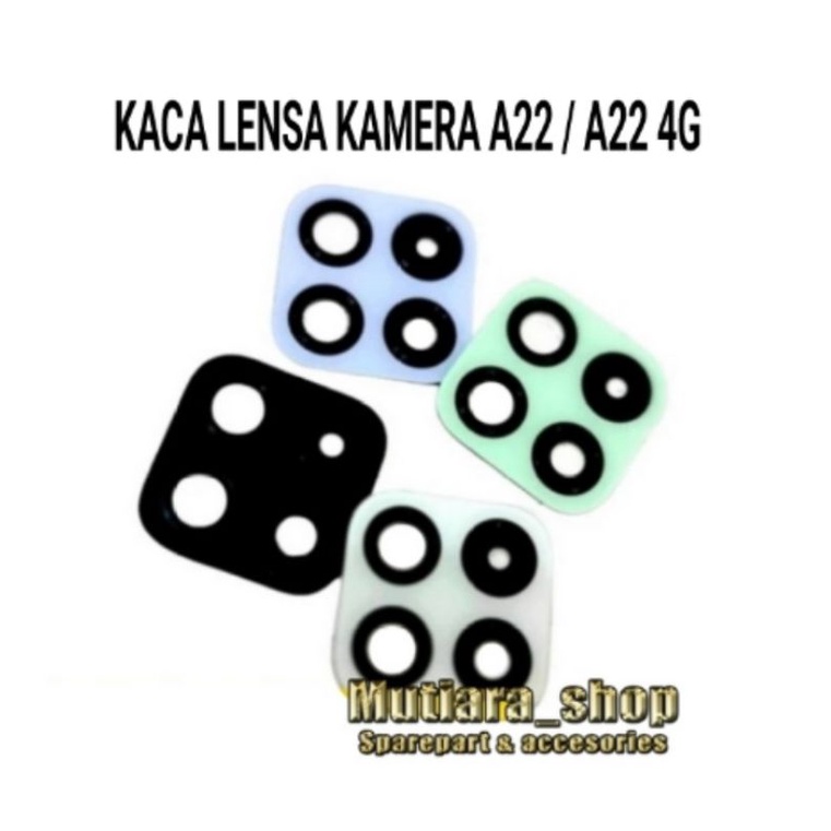 KACA KAMERA / KACA LENSA KAMERA BELAKANG SAMSUNG A22 / A22 4G / A225