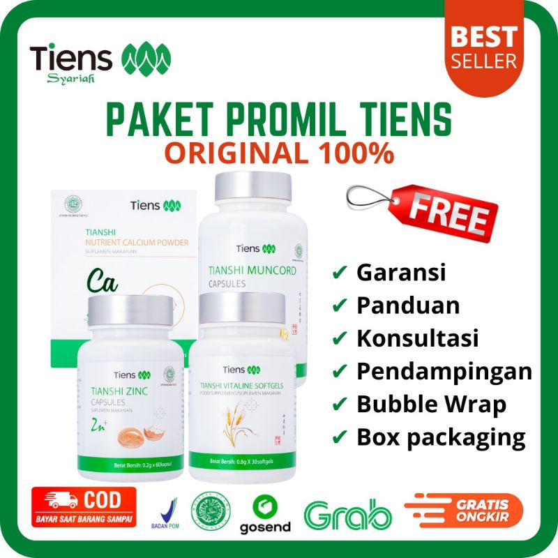 [ PROMO ] PAKET PRODUK PROMIL TIENS ( AYAH & IBU )